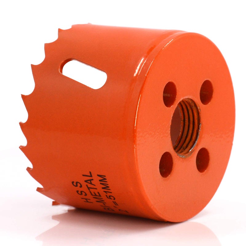 Koopi 2 Inch BI-Metal Hole Saw with Arbor and Replacement Pilot Drill Bit, 51mm Dia Hole Cutter for Easily Drilling Wood, Plastic, Thin Metal - Image 3